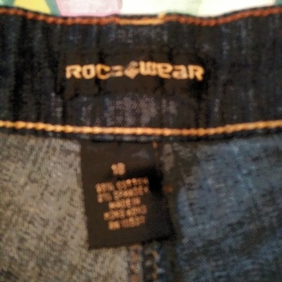 Ladies Dark Denim Jeans by RocaWear - Picture 6 of 8